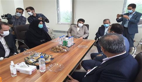 بازدید از واحد تولیدی نوشین در آخرین روز از سفر ریاست سازمان ملی ایران به گیلان