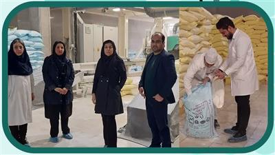 بازدید مشترک از واحدهای آرد استان در راستای طرح عیدانه